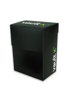 Vault X Vault X Deck Box and 100 Black Card Sleeves - Medium Size for 70-80 Sleeved Cards - PVC Free Card Holder for TCG (Medium + 100)  - Image 2