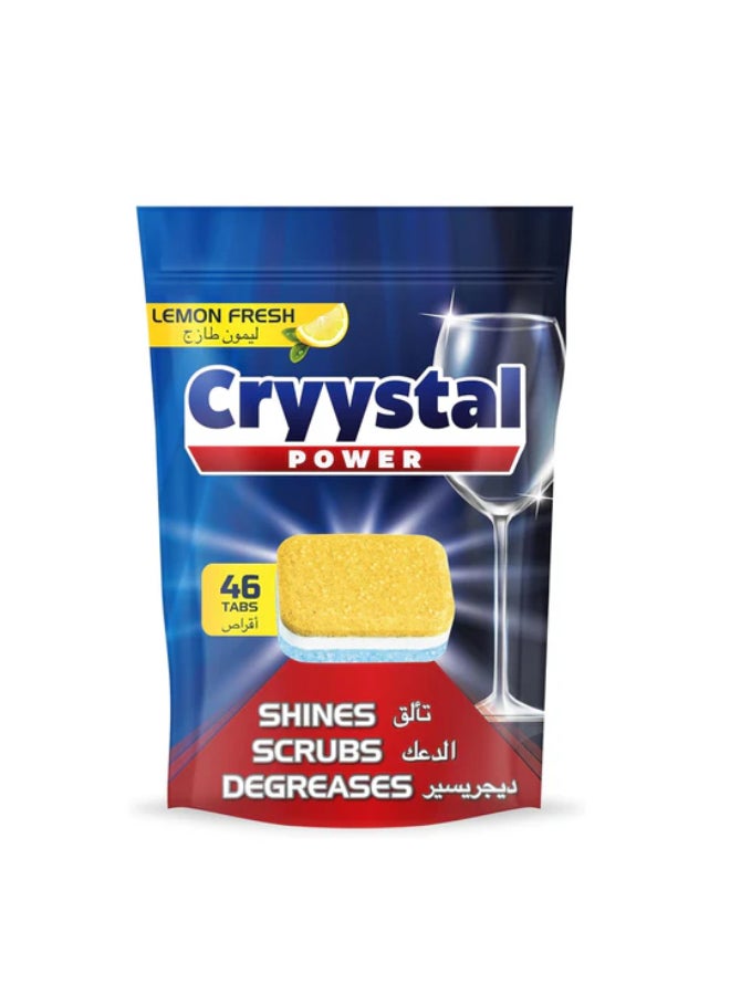 Cryystal Power أقراص غسالة الصحون كريستال باور، عبوة من 46 - Image 2