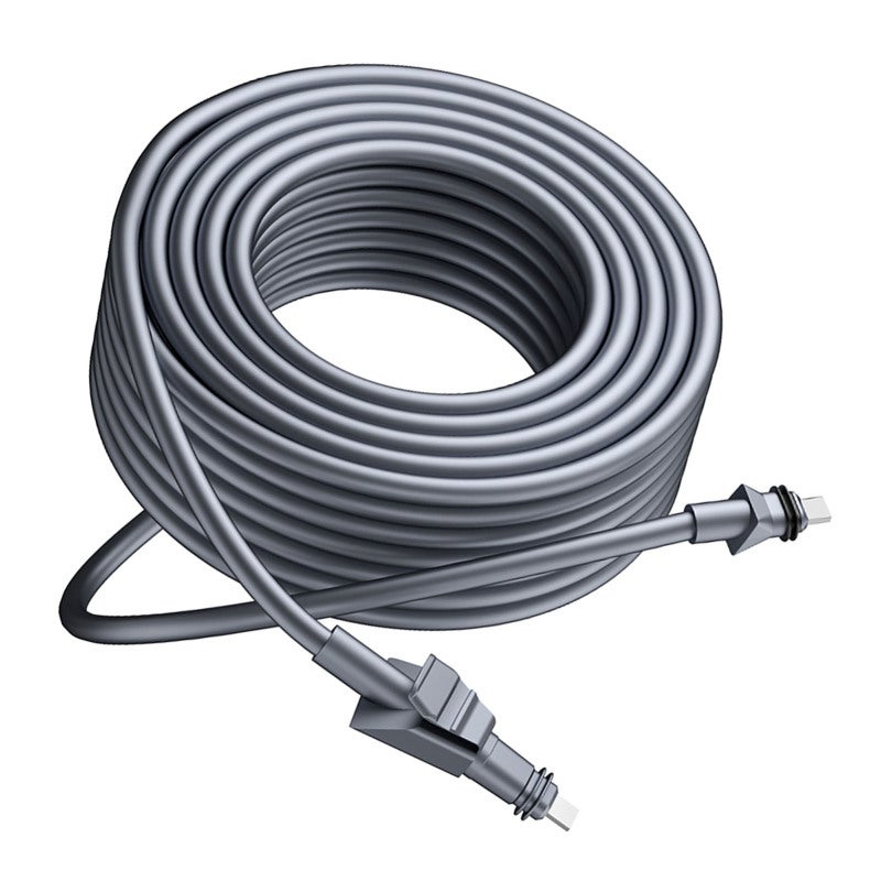 Rectangular Satellite Cable 150ft Stable Connection Replacement Cable - Plug And Play Poe Ethernet Cable for Home Office Network Devices - Image 2