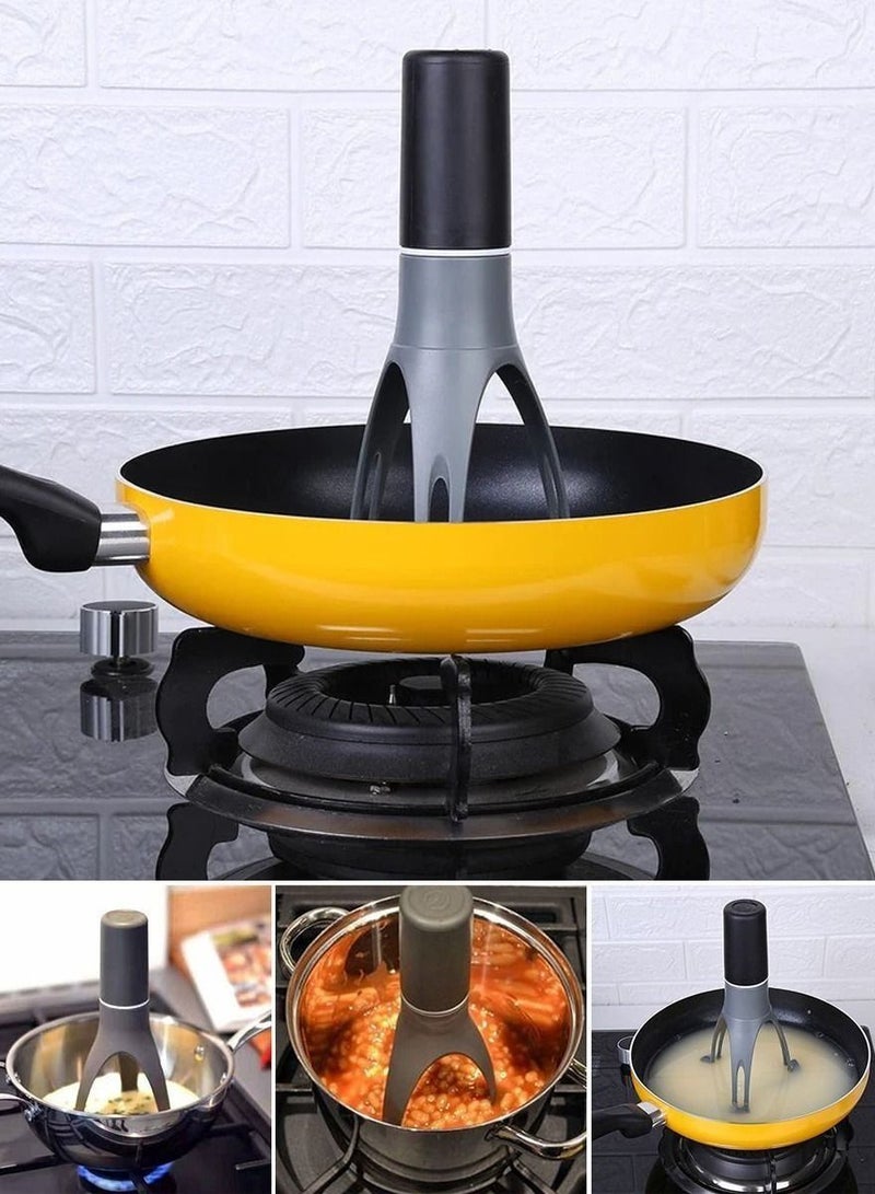 Automatic Wireless Stirrer For Hands Free Cooking, Self Rotating Stirrer For Cooking, Works As Kitchen Utensils Sauce Maker, Food Mixer, Pan Stirrer, Sauce Blender, Soup Stirrer, Cream Beater And More  - Image 2