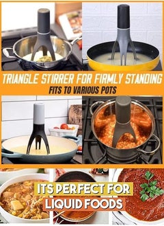 Generic Automatic Wireless Stirrer For Hands Free Cooking, Self Rotating Stirrer For Cooking, Works As Kitchen Utensils Sauce Maker, Food Mixer, Pan Stirrer, Sauce Blender, Soup Stirrer, Cream Beater And More  - Image 4
