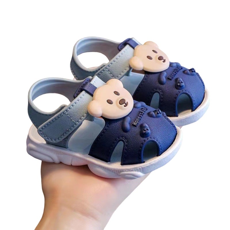 EVA Sandals Size 20 Blue - Breathable Open-Toe Lightweight Children Footwear - Anti-Slip Sole for Summer Beach Casual - Image 1
