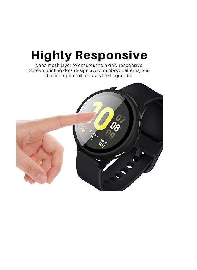 CATANES - Samsung Galaxy Watch Active and Active 2 Case 40mm Soft TPU Bumper Electroplated Shockproof Protective Cover Full Coverage Shield - Image 1
