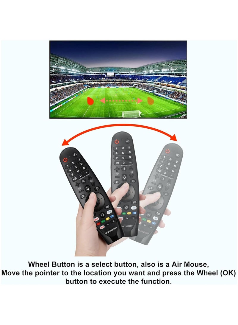 Magic Voice Remote for LG Smart TVs - Replacement for AN-MR20GA, AN-MR19BA, AN-MR18BA with Pointer & Voice Function - Image 5