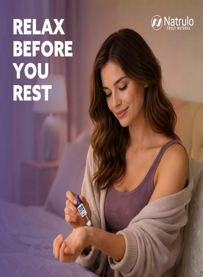 Natrulo Sleep Oil Roll On - Lavender Essential Oil Roll On for Relaxation & Calm, Aromatherapy Essential Oil Roller for Night Routine - Natural Sleep Blend with Rosemary & Orange - Travel Friendly Made in USA - Image 3