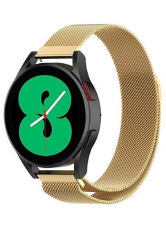NIBEMINENT Milanese Replacement Strap Watchband For Samsung Galaxy Watch4 40mm Gold  - Image 3