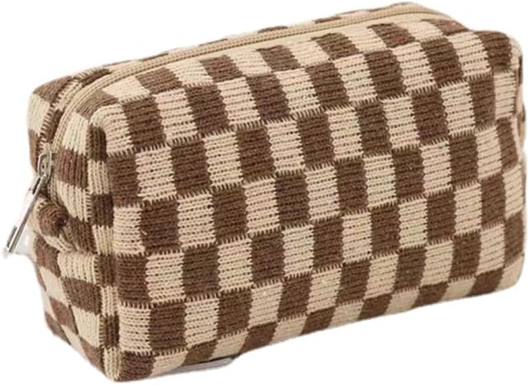 XPONNI Small Cosmetic Bag Cute Makeup Bag Y2k Accessories Aesthetic Make Up Bag Y2k Purse Cosmetic Bag for Purse - Image 1