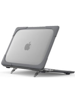 Generic MacBook Pro 13 Inch Case 2022 2020 M1 A2338 A2289 A2251 Heavy Duty Slim Hard Shell Dual Layer Protective Cover with Fold Kickstand for MacBook Pro New 13-inch Retina with Touch ID  - Image 1