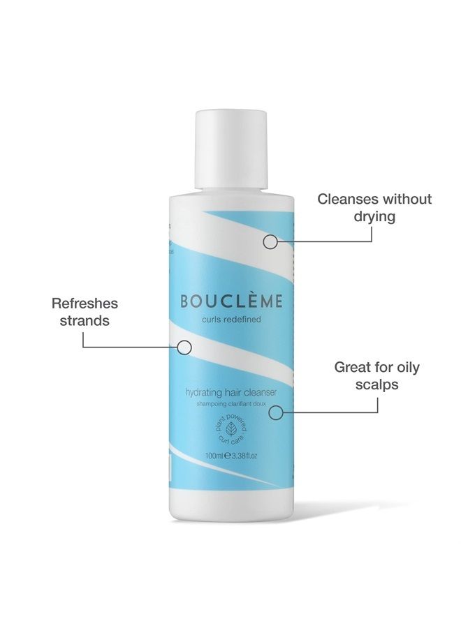 Boucleme Bouclème - Waves Travel Kit - Ultimate Haircare Travel Kit for Wavy Hair - Protects & Nourishes Waves - Includes Hair Cleanser, Conditioner & Super Hold Styler - Natural and Vegan - 10.1 fl oz - Image 2