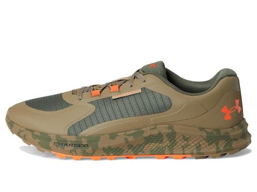 Under Armour Men's Charged Bandit Trail 3, (390) Marine OD Green/Bayou/Ares Red, 7, US - Image 4