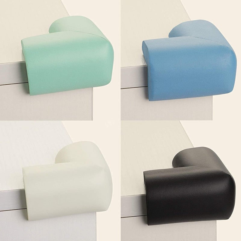 32 Pieces Corner Guards Non-Toxic Furniture Table Bed Corner Guards Baby Proofing Corner Protector Bumper Protector (Multicolor) - Image 2