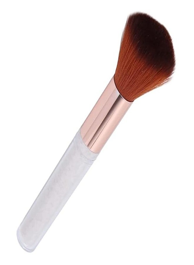 URBAN BOX 1Pcs Powder Makeup Brush, Single Large Makeup Brush Soft Face Mineral Powder Foundation Brush Blusher Brush For Blending Makeup (White) - Image 1