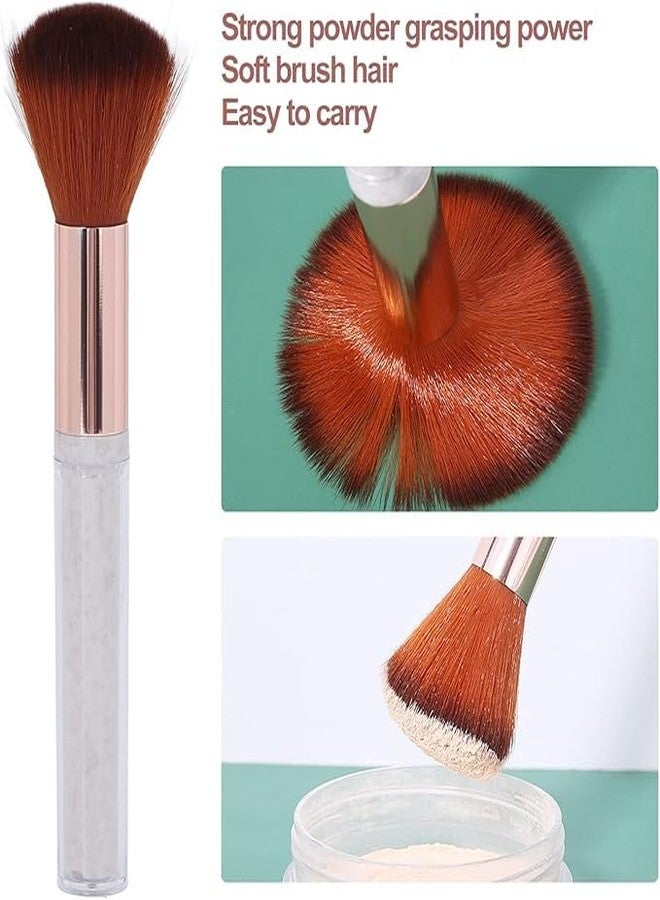 URBAN BOX 1Pcs Powder Makeup Brush, Single Large Makeup Brush Soft Face Mineral Powder Foundation Brush Blusher Brush For Blending Makeup (White) - Image 2