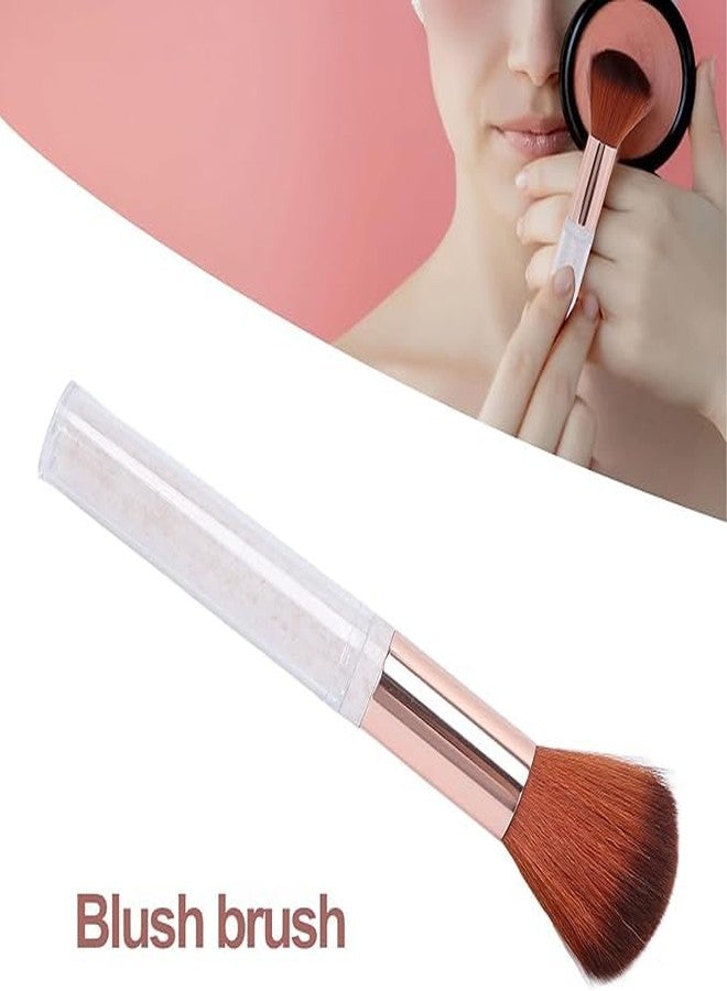 URBAN BOX 1Pcs Powder Makeup Brush, Single Large Makeup Brush Soft Face Mineral Powder Foundation Brush Blusher Brush For Blending Makeup (White) - Image 4