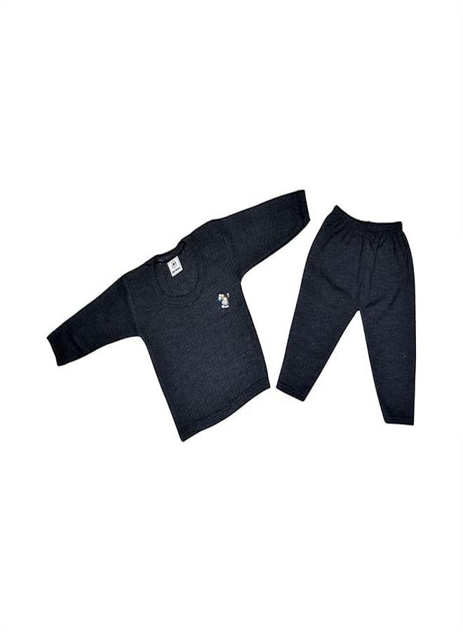 GSXMOL Kids Thermal Set or Kids Winter Wear Set or Kids Inner Set or Kids Body Warmer Set Pack of 2 (0-3 MONTH) - Image 3