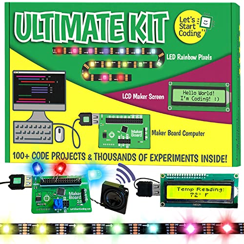 Let's Start Coding Ultimate Coding Kit for Kids 8-12+. Coding Game for Tweens with 100+ Free Code & STEM Projects. Girls & Boys Learn STEM Hands-On with C++ Programming. Makes a Great Gift for Techy Teens. - Image 1