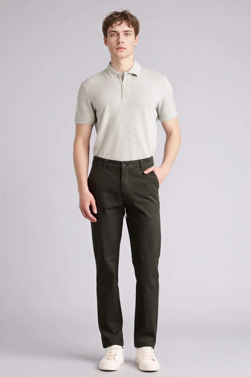 ديفاكتو Straight Fit Trousers