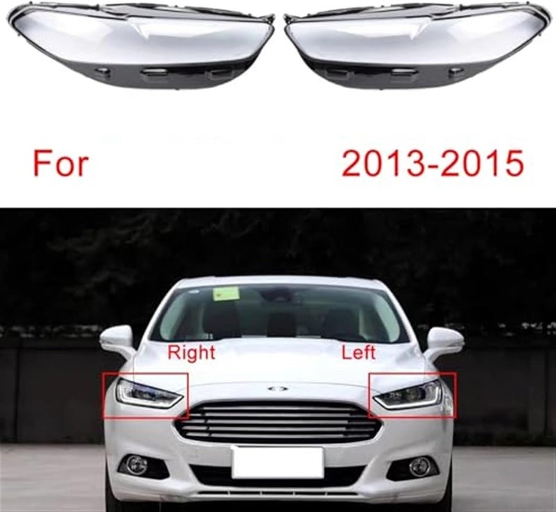 QASULER Headlight Cover for Ford Mondeo 2013-2015 - Image 3