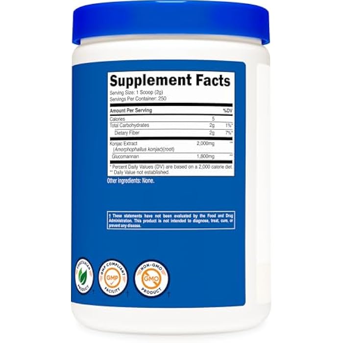 Nutricost Glucomannan Powder 500 Grams - Image 5