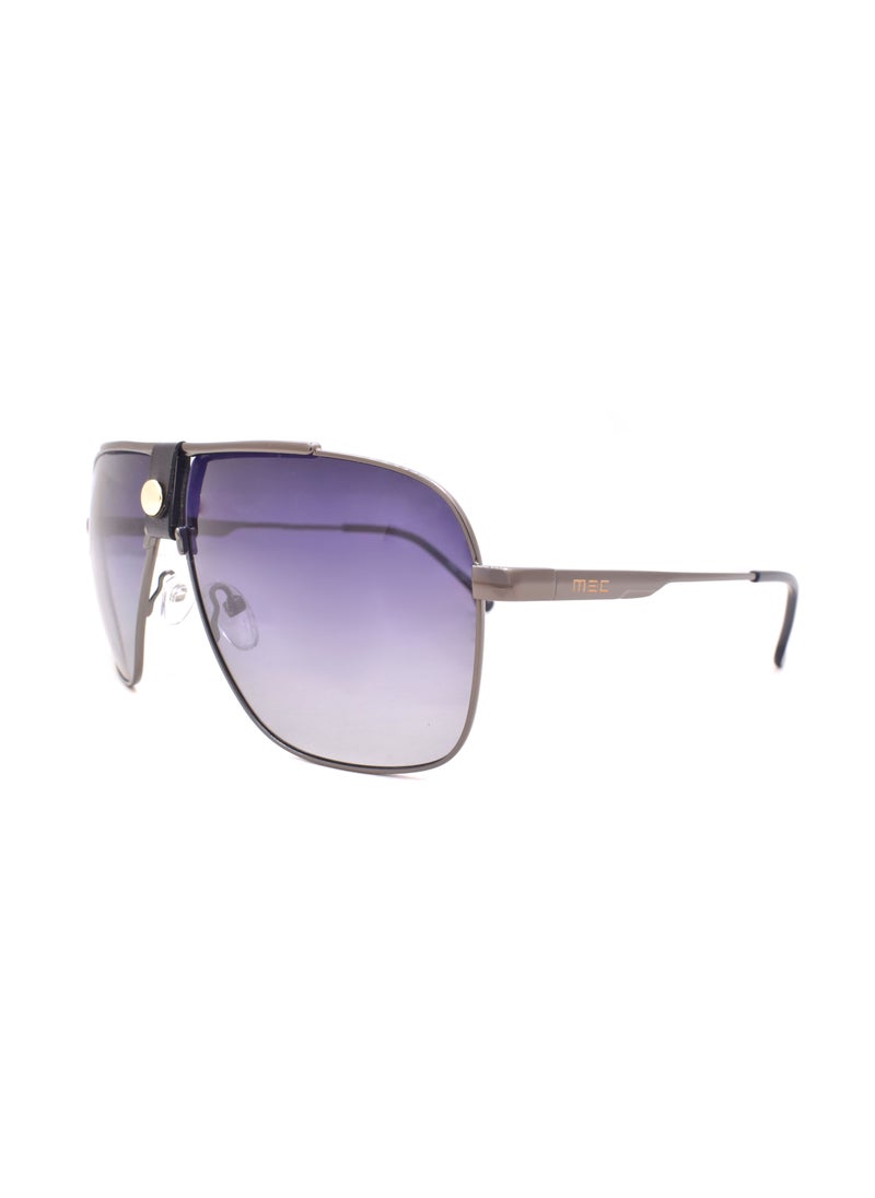 MEC Oversized Sunglasses With Leather On Bridge 39975-C4  - Image 2