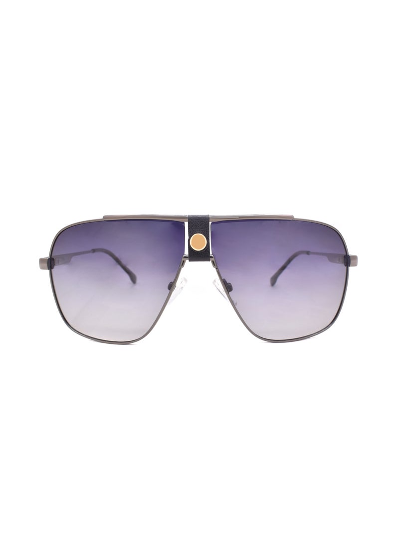 MEC Oversized Sunglasses With Leather On Bridge 39975-C4  - Image 1
