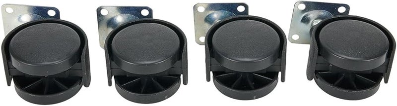 40mm Heavy Duty Swivel Caster Wheel 360 Degree Rotating with PP Wheel Metal Base Furniture Replacement - Image 4