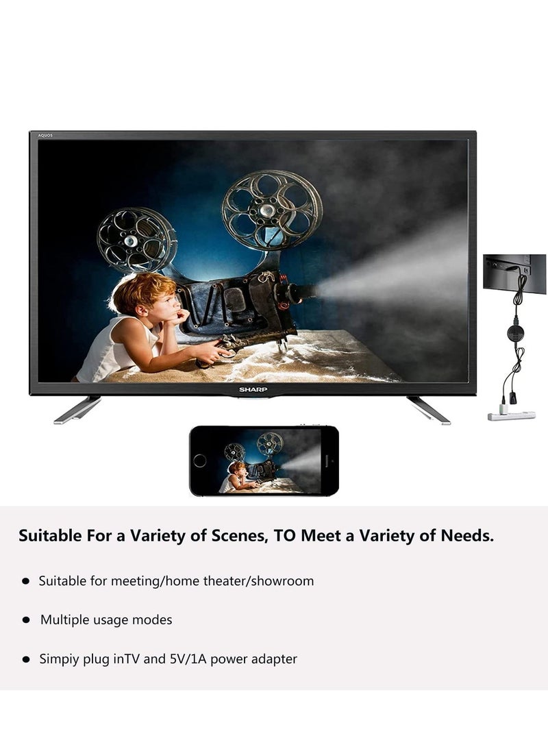 Generic - Wireless HDMI Display Adapter, Miracast Dongle,with HDMI Cable, for Streaming YouTube, Wireless HDMI Screen Mirroring, Used for Android Casting/Mirroring to TV/Projector/Monitor - Image 1
