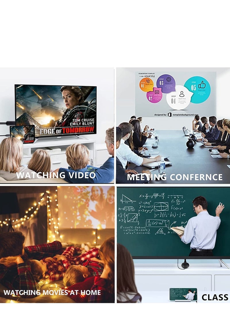 Generic - Wireless HDMI Display Adapter, Miracast Dongle,with HDMI Cable, for Streaming YouTube, Wireless HDMI Screen Mirroring, Used for Android Casting/Mirroring to TV/Projector/Monitor - Image 1