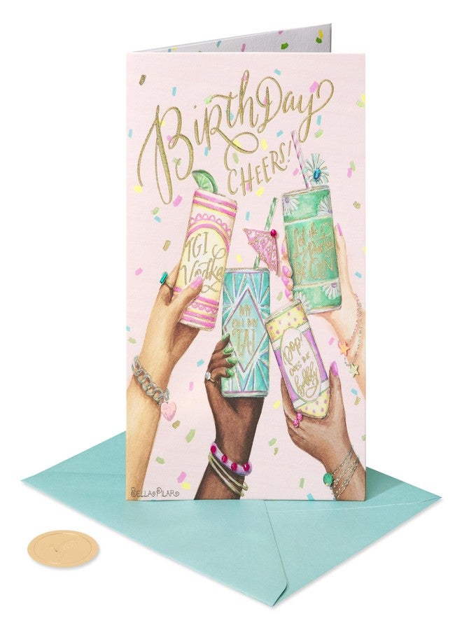 Papyrus Birthday Card for Her - Designed by Bella Pilar (Birthday Cheers) - Image 4