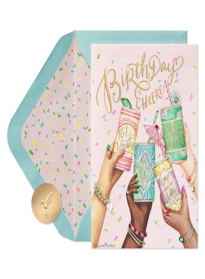 Papyrus Birthday Card for Her - Designed by Bella Pilar (Birthday Cheers) - Image 1