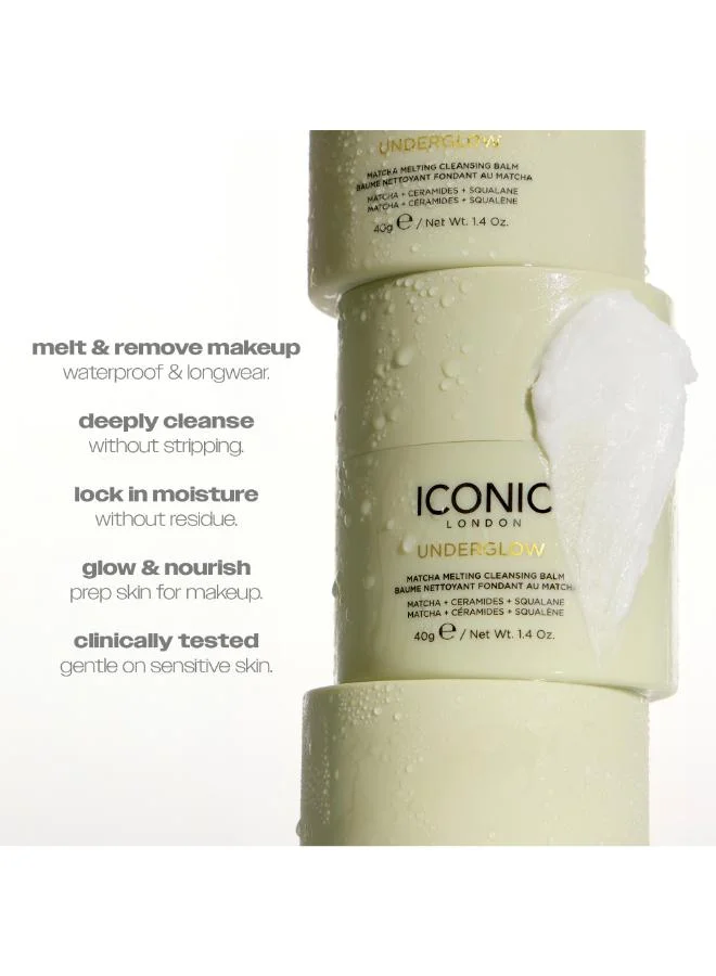 Iconic London  Underglow Matcha Melting Cleansing Balm 40 gm  | Best Price UAE