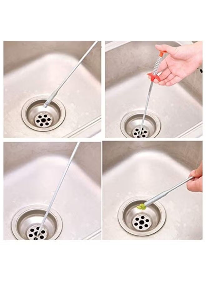 Drain Cleaning Tube- Corrosion Resistant Flexible Sewer Drain Snake Auger Sink Clog Remover, Hair Removal Cleaning claw grabber for Bathroom, Kitchen, Shower, Bathtub, Toilet - Image 3