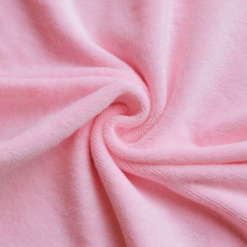 يوستيد USTIDE 3 قطع مناشف حمام الدانتيل الوردي مجموعة مناشف مناشف باحث حمام مخملية (منشفة حمام واحدة+مناشف يدوية) - Image 3