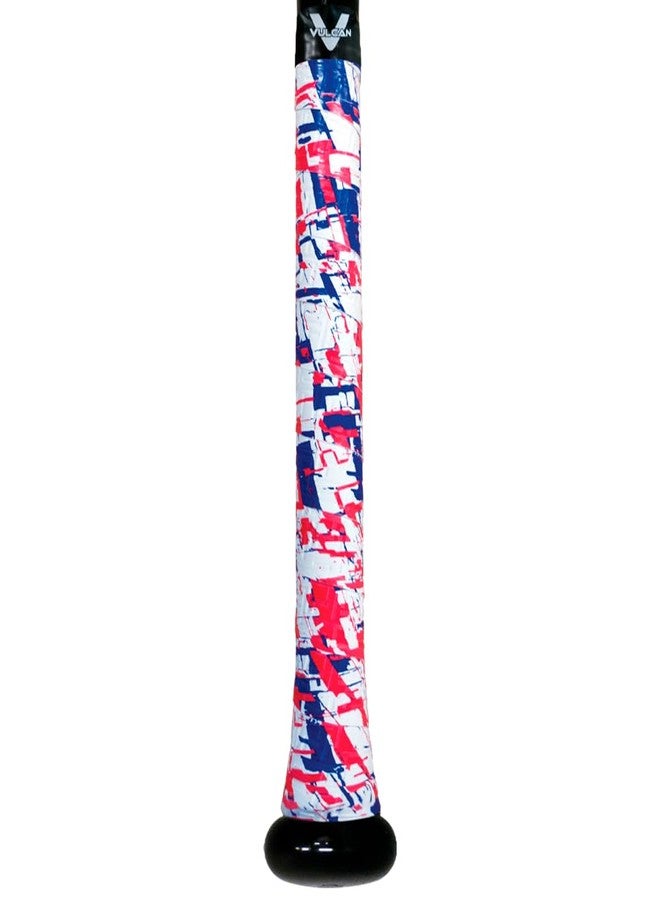 Vulcan | 0.50mm Bat Grip | Baseball/Softball | Red, White & True - Image 4