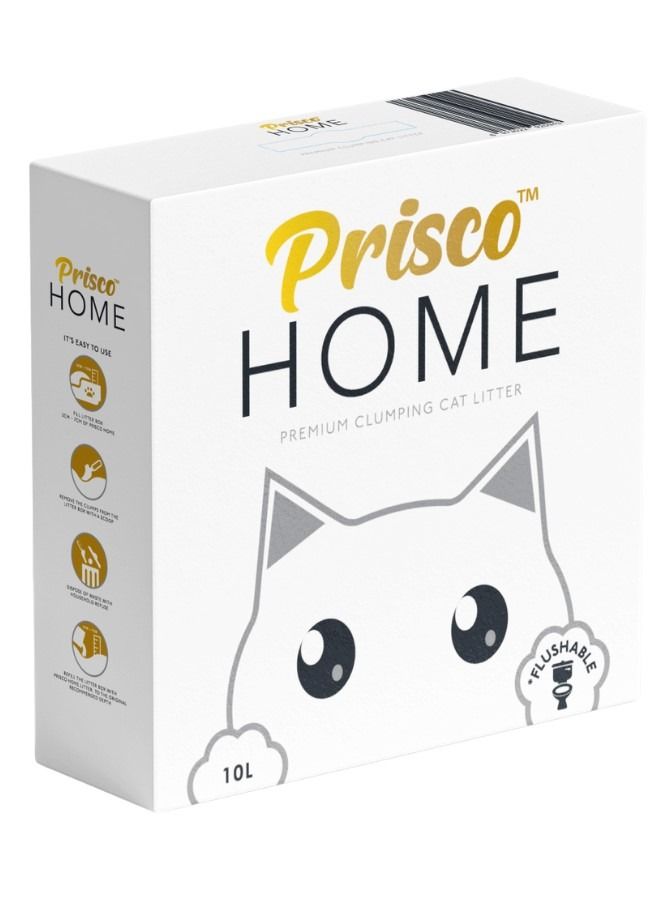 Prisco Home Clumping Flushable Cat Litter 10 Liters - Image 1