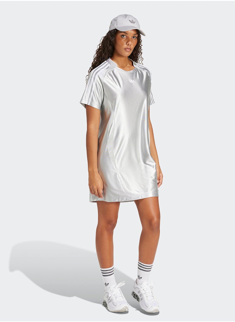 adidas Originals Adicolor Teamgeist T-Shirt Dress  - Image 5