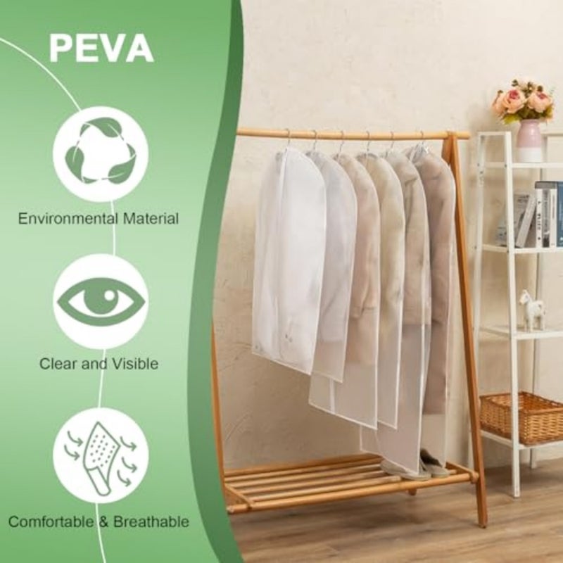 Clothes Cover 20 Pack Hanging Garment Bags, Dustproof Dress Bag with Zipper - Image 2