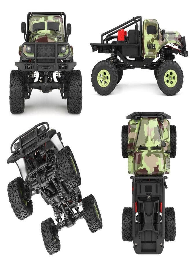 GoolRC Remote Control Car, WLtoys 184021 RC Cars, 1/18 Scale 2.4GHz RC Crawler, 4WD All Terrain Off Road Monster Truck, Two-Speed Shift RC Rock Crawler with LED Searchlight for Teens and Adults - Image 3