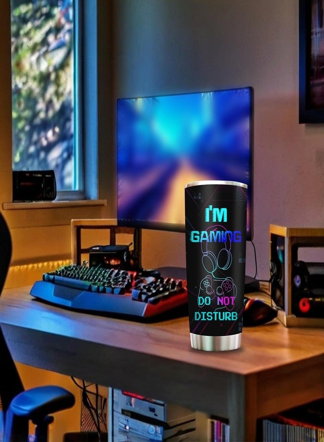 2IMT Gaming Tumbler for Teen Boys Girls Gamer - Funny Video Game Mug Birthday Gift Gamer Gifts - Gaming Mugs Christmas Ideas for Men Game Boy Fans Teen Girl Gifts - Stainless Steel Tumbler 20Oz with Lid - Image 5