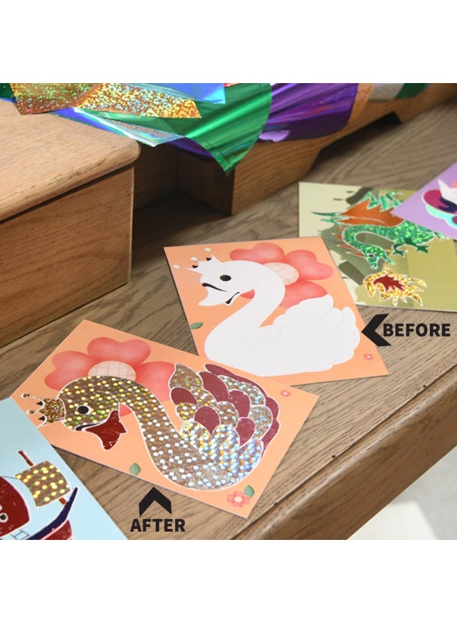 تشاك أند تشاكلز الطباشير والضحكات - فن الرقائق المعدنية الرائع - العالم السحري - Image 4