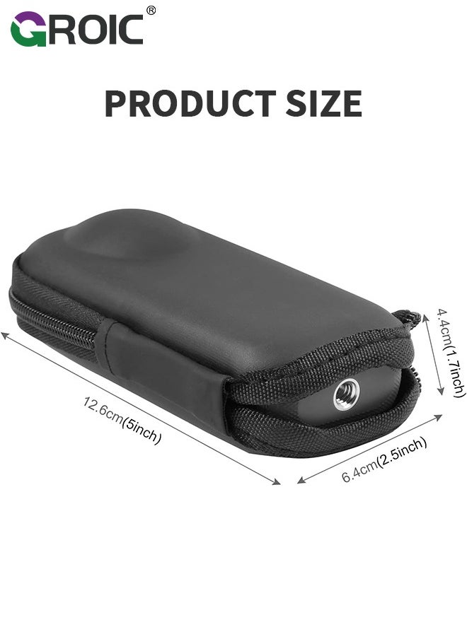 GROIC - Portable Storage Bag for Insta360 One X2 / X3 Cameras, Waterproof, Protective Travel-Friendly Carrying Case PU Shell Box Camera Accessories - Image 1