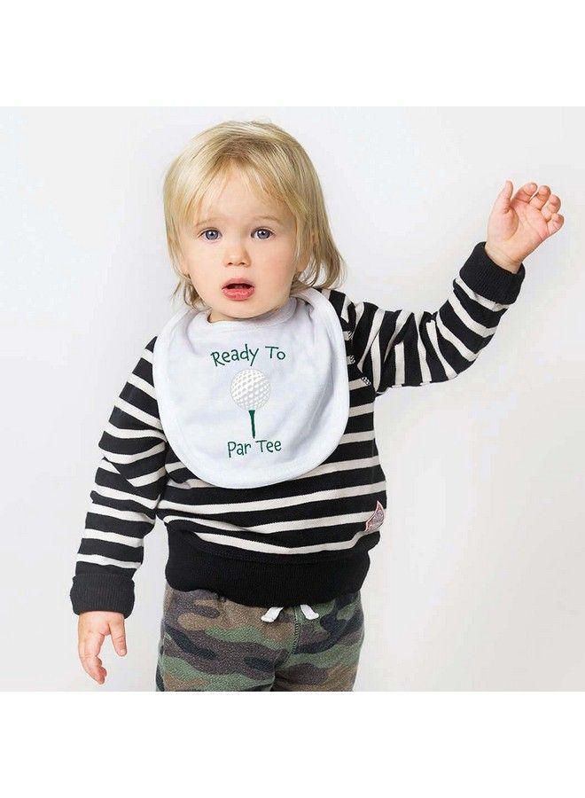 ChalkTalkSPORTS Golf Baby & Infant Bib ; Ready To Par Tee ; Soft Microfiber Bib - Image 3
