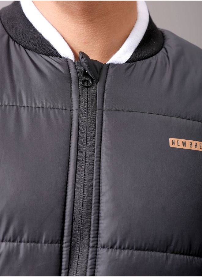 The Indian Garage Co Men Slim Fit Mix & Match Puffer Jackets  - Image 5