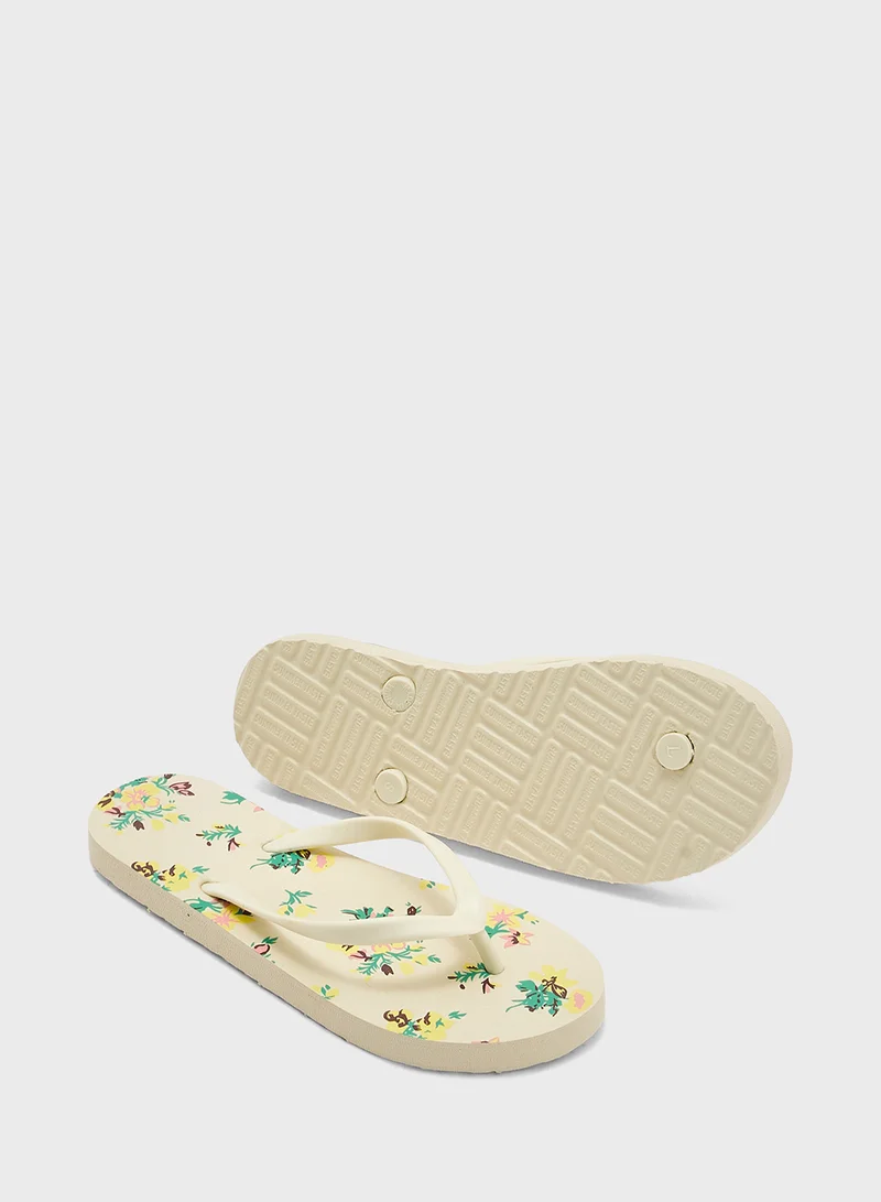 Ginger Ditsy Floral Print Flip Flop