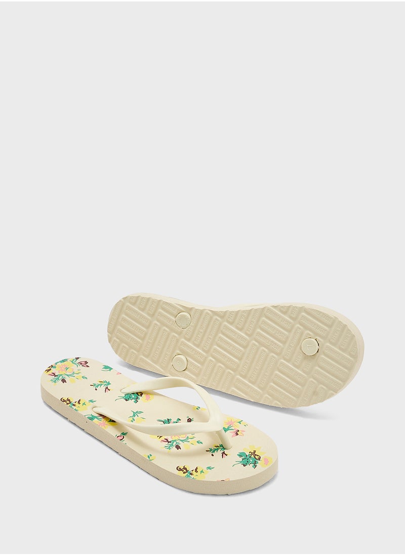 Ginger Ditsy Floral Print Flip Flop  - Image 3