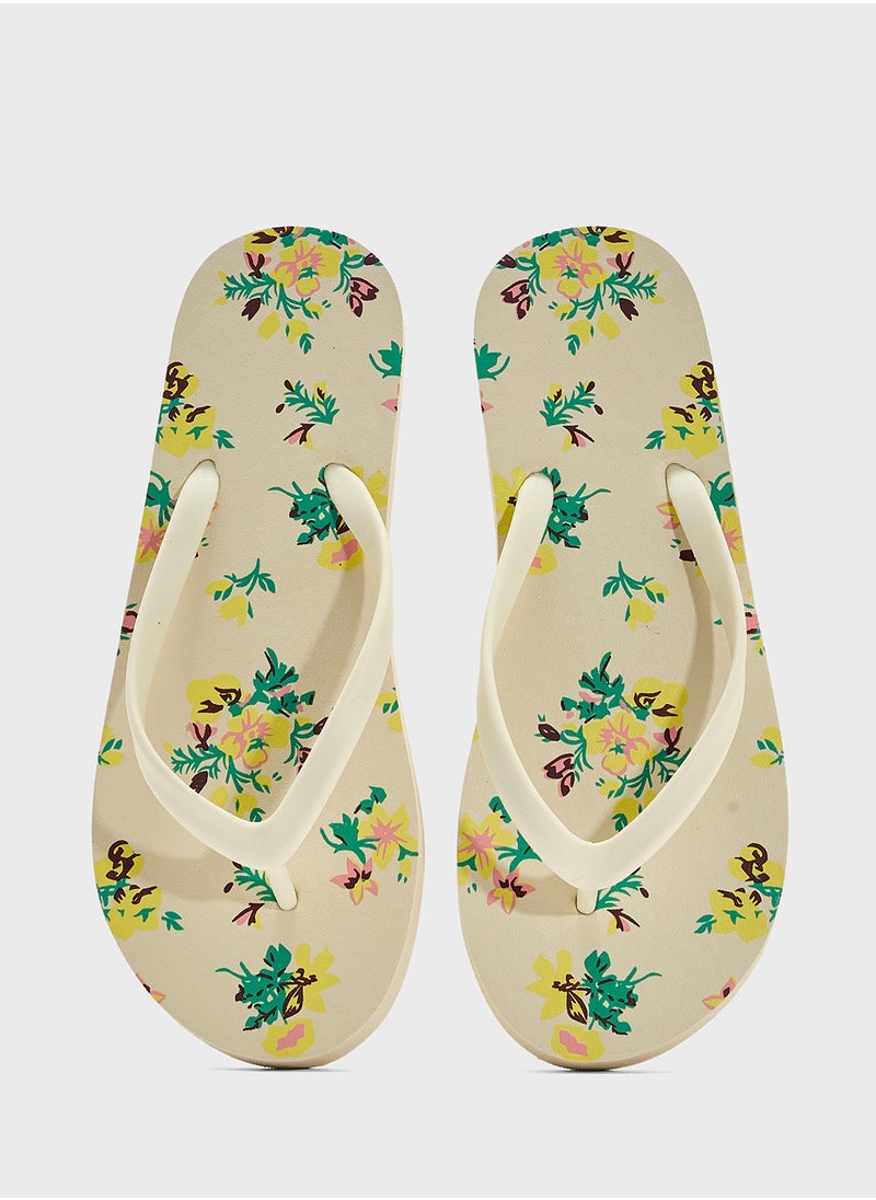 Ginger Ditsy Floral Print Flip Flop  - Image 4