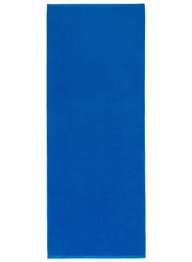 Beachland - Solid Luxury Beach Towel 40 x 76 inch Pool and Resort Style - 100% Cotton - Extra Soft and Absorbent (Royal Blue) - Image 2