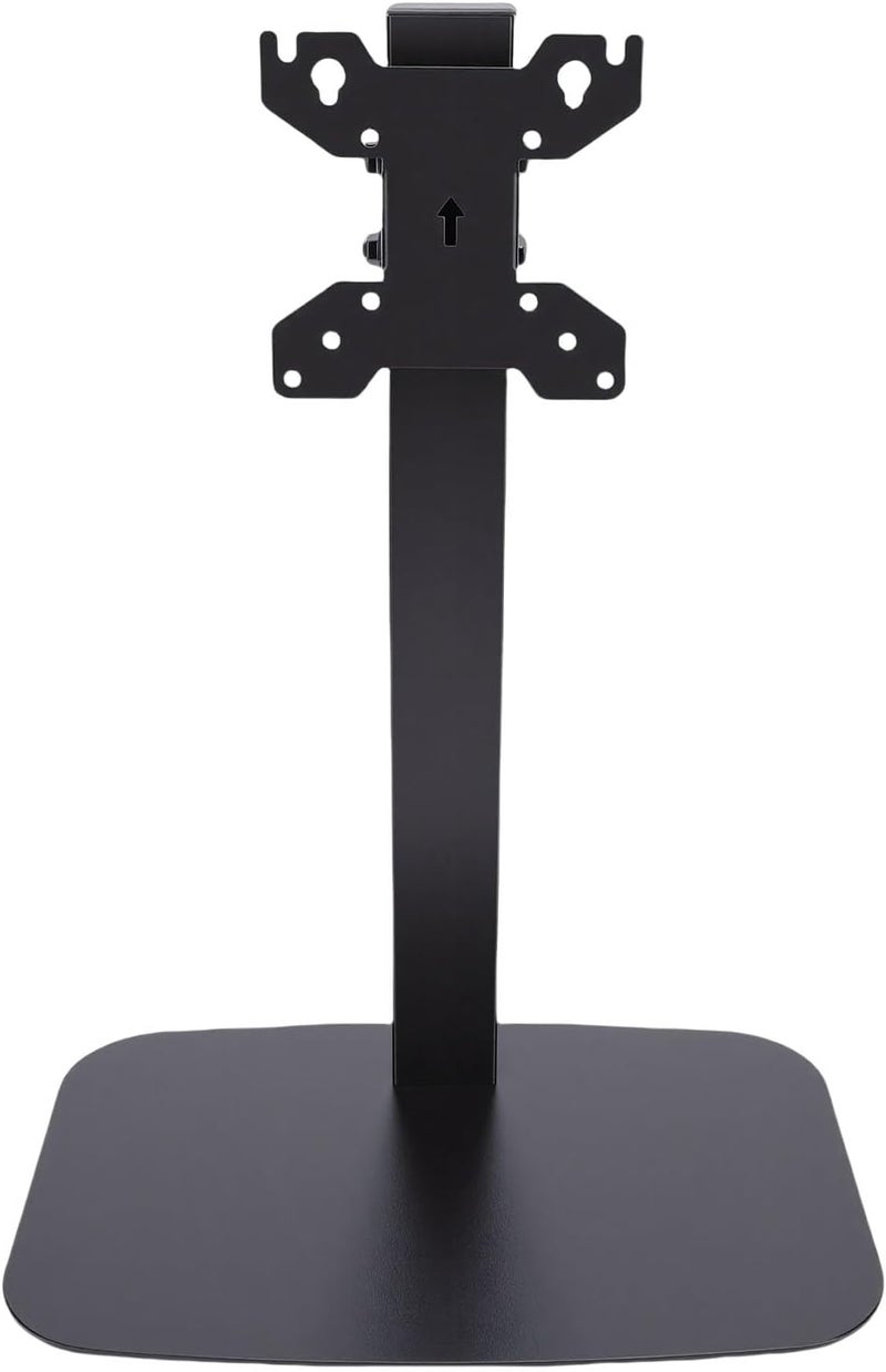 Single Screen Desk Stand, Freestanding Monitor Stand with Tilt and Adjustable Rotation with Cable Management, for 14 to 32 Inch Screens - Image 2