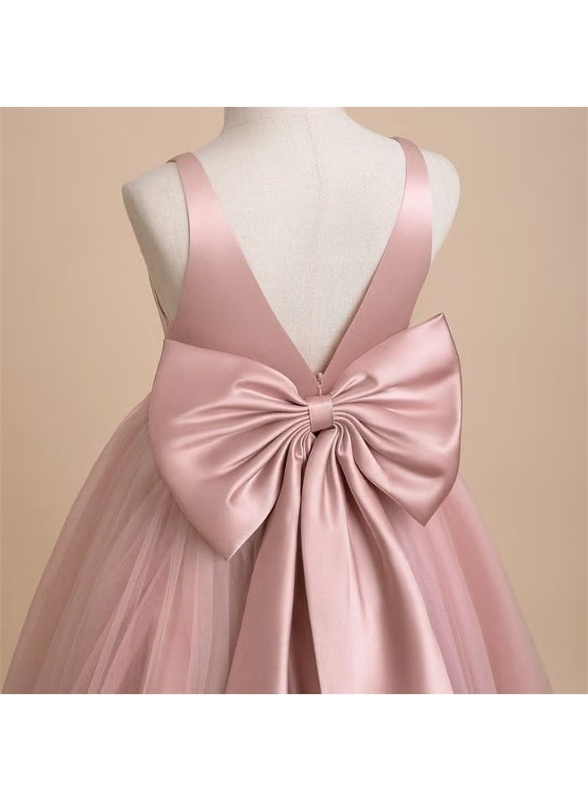 Masho Trend Pink Tulle Ballgown Dress - Image 5