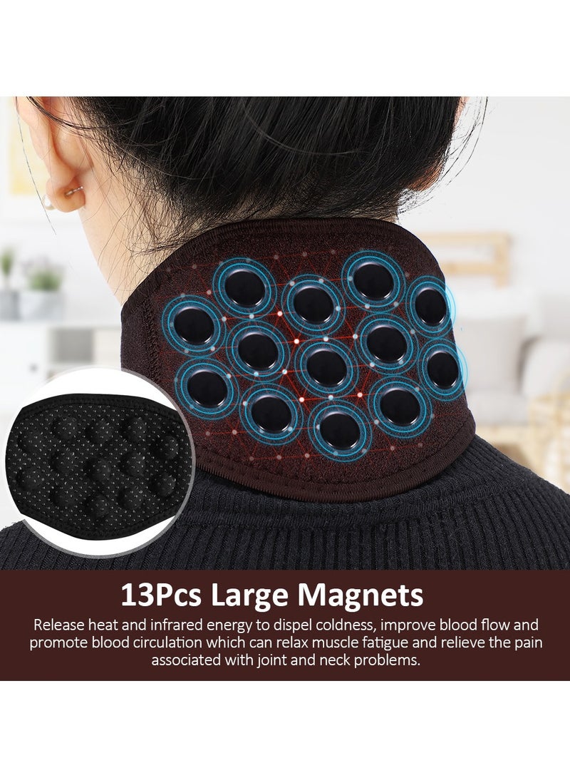 general Cervical collar magnetic therapy health care self-heating elastic neck support magnetic physiotherapy - Image 4